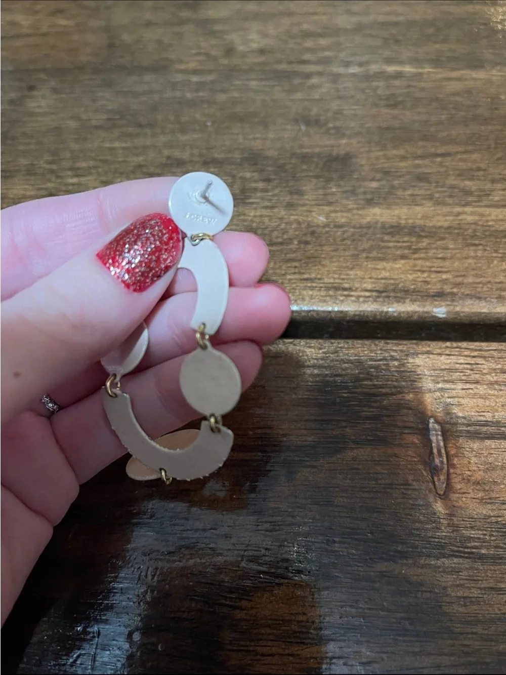 J Crew Earrings - Navy & Pink
